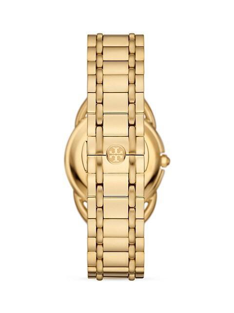 商品Tory Burch|The Miller Goldtone Stainless Steel Bracelet Watch,价格¥2207,第4张图片详细描述