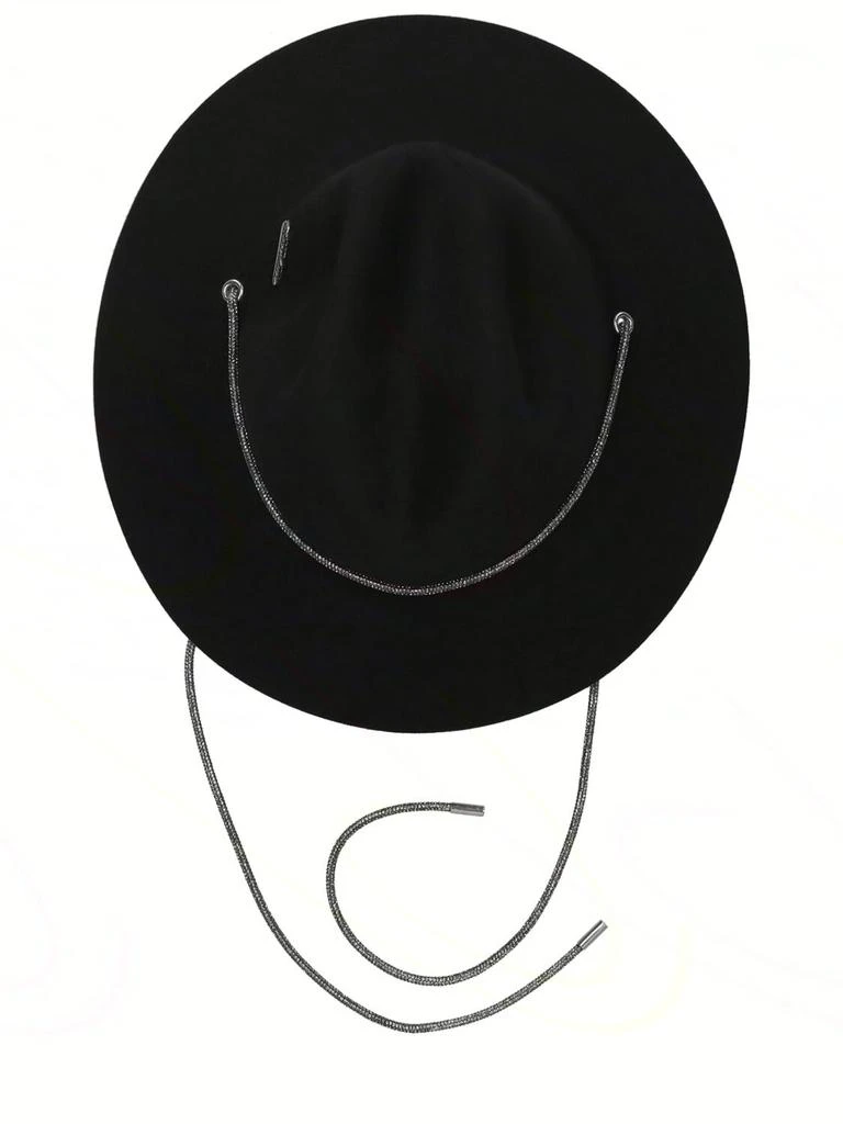 商品BORSALINO|Jo Embellished Felt Hat,价格¥4077,第5张图片详细描述