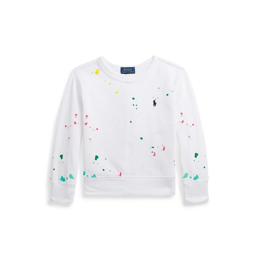 商品Ralph Lauren|Toddler Boys Paint Splatter Print Spa Terry Pullover,价格¥291,第1张图片