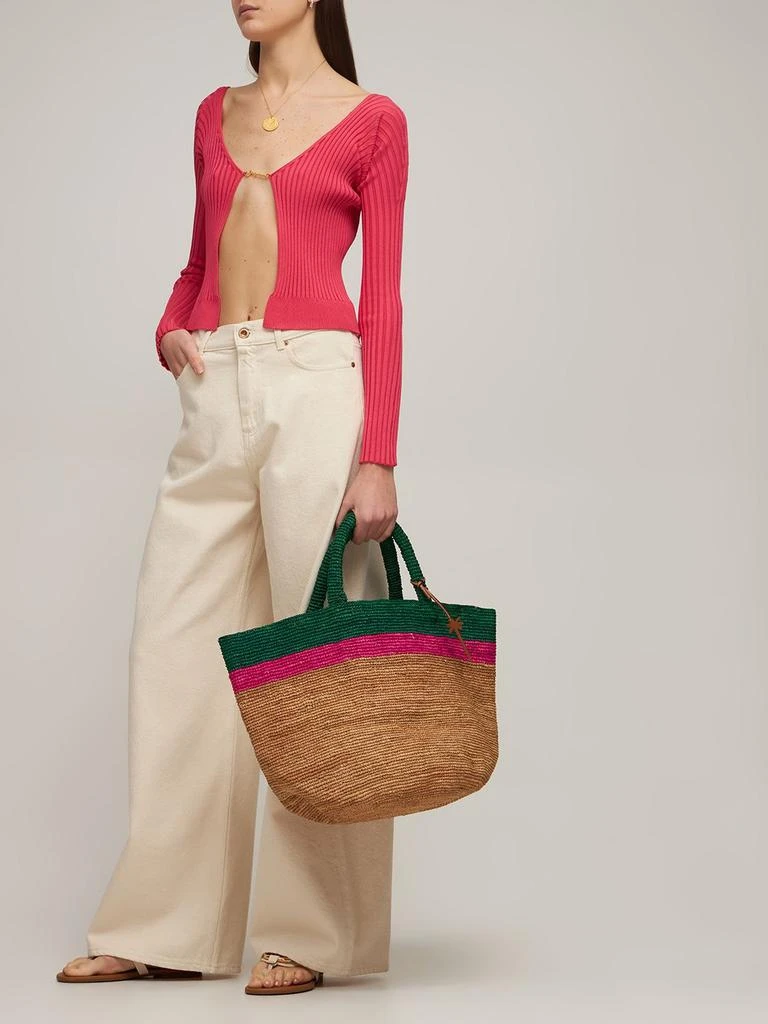 商品MANEBÍ|Summer Raffia Tote Bag,价格¥2112,第1张图片详细描述