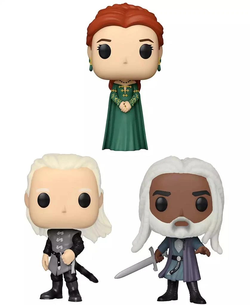 商品Funko|Television House of the Dragon Alicent Hightower Daemon Targaryen Coryls Velaryon Collectors 3 Figure Set,价格¥178,第1张图片