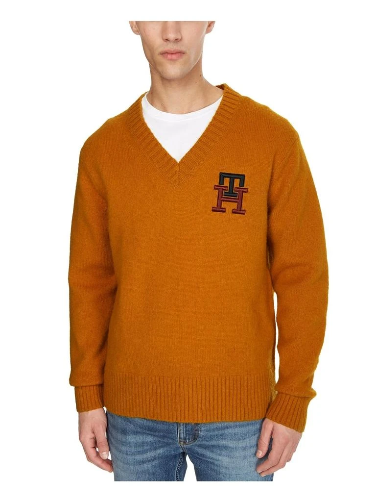 商品Tommy Hilfiger|Mens Logo V Neck V-Neck Sweater,价格¥295,第4张图片详细描述