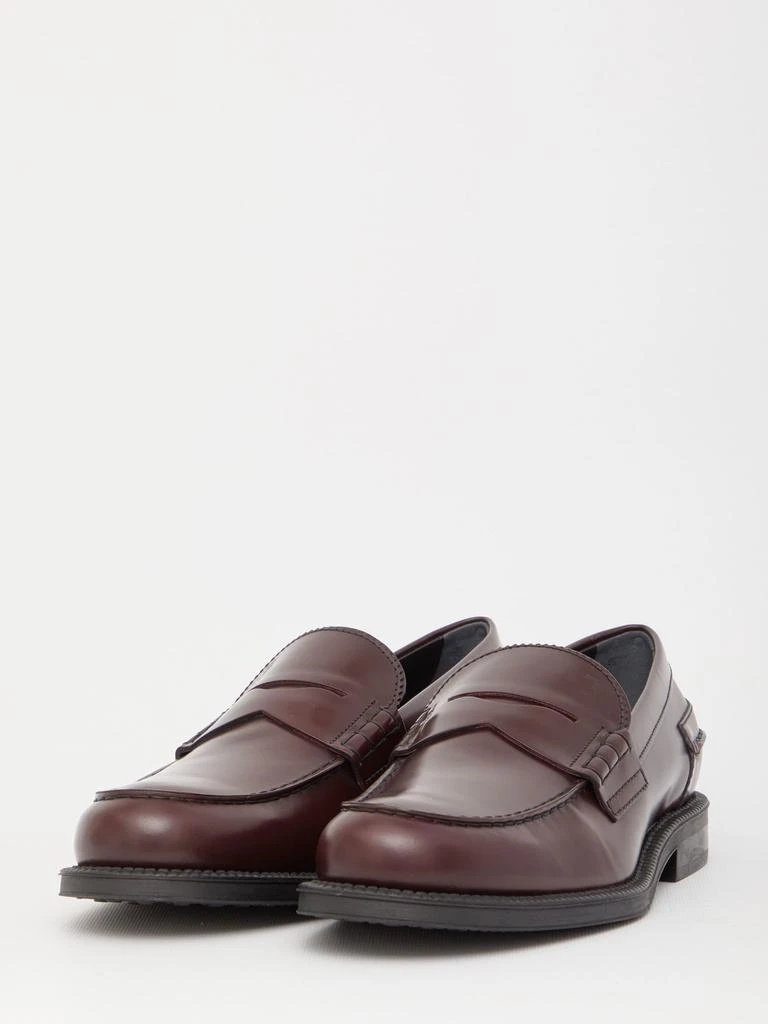 商品Tod's|Tod's Bordeaux Leather Loafers,价格¥2937,第2张图片详细描述