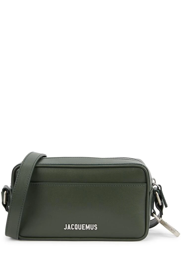 商品Jacquemus|Le Baneto dark green leather cross-body bag,价格¥4290,第1张图片