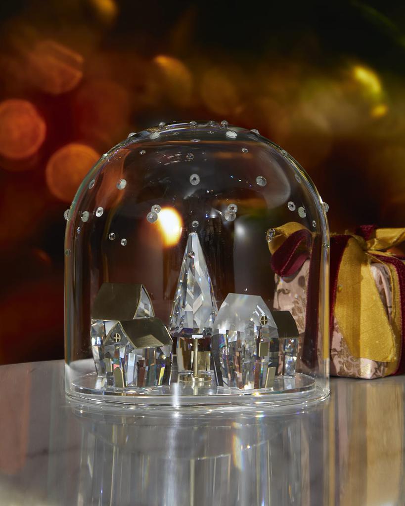商品Swarovski|Holiday Magic Bell Jar with Winter Village,价格¥3182,第1张图片