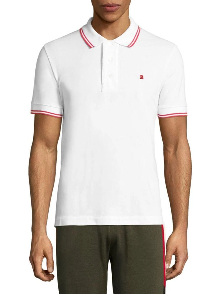 商品Bally|Tipped Cotton Polo,价格¥2203,第1张图片