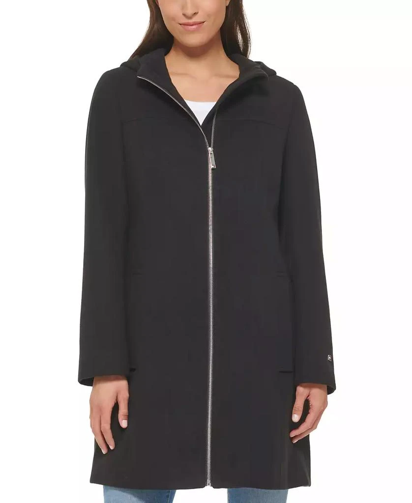 商品Tommy Hilfiger|Women's Belted Hooded Coat,价格¥755,第1张图片