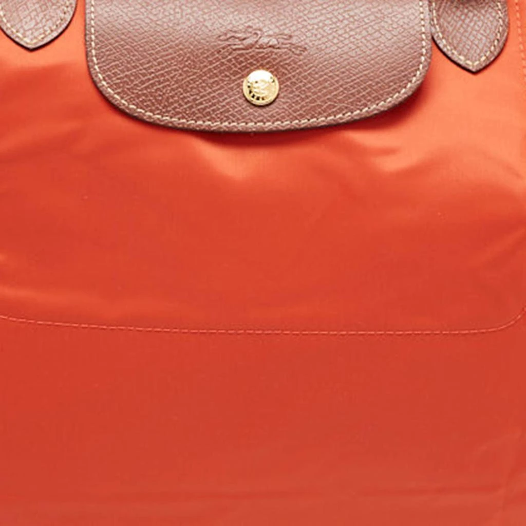 商品[二手商品] Longchamp|Longchamp Orange Nylon Le Pliage Travel Tote,价格¥1704,第5张图片详细描述