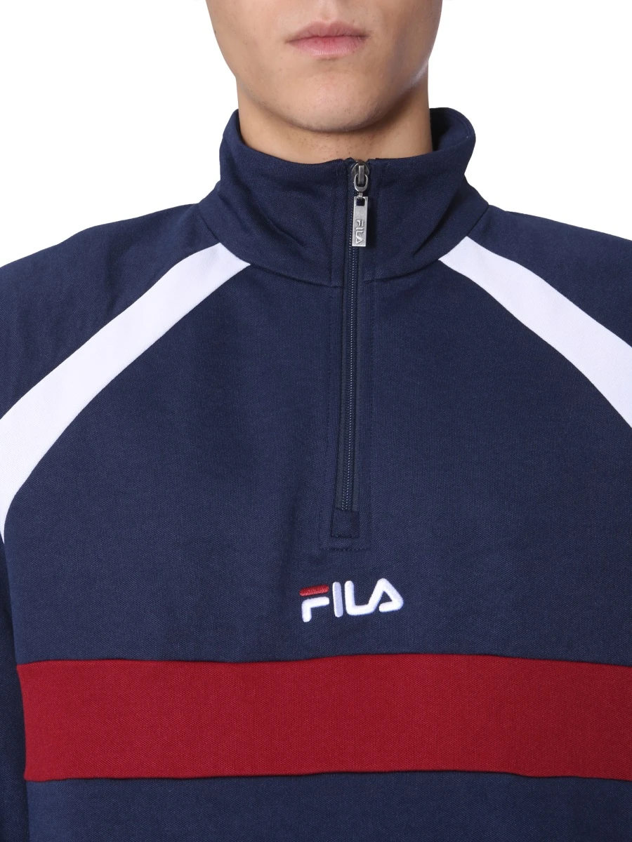 商品Fila|Fila 男士卫衣 687237_A082 蓝色,价格¥472,第4张图片详细描述