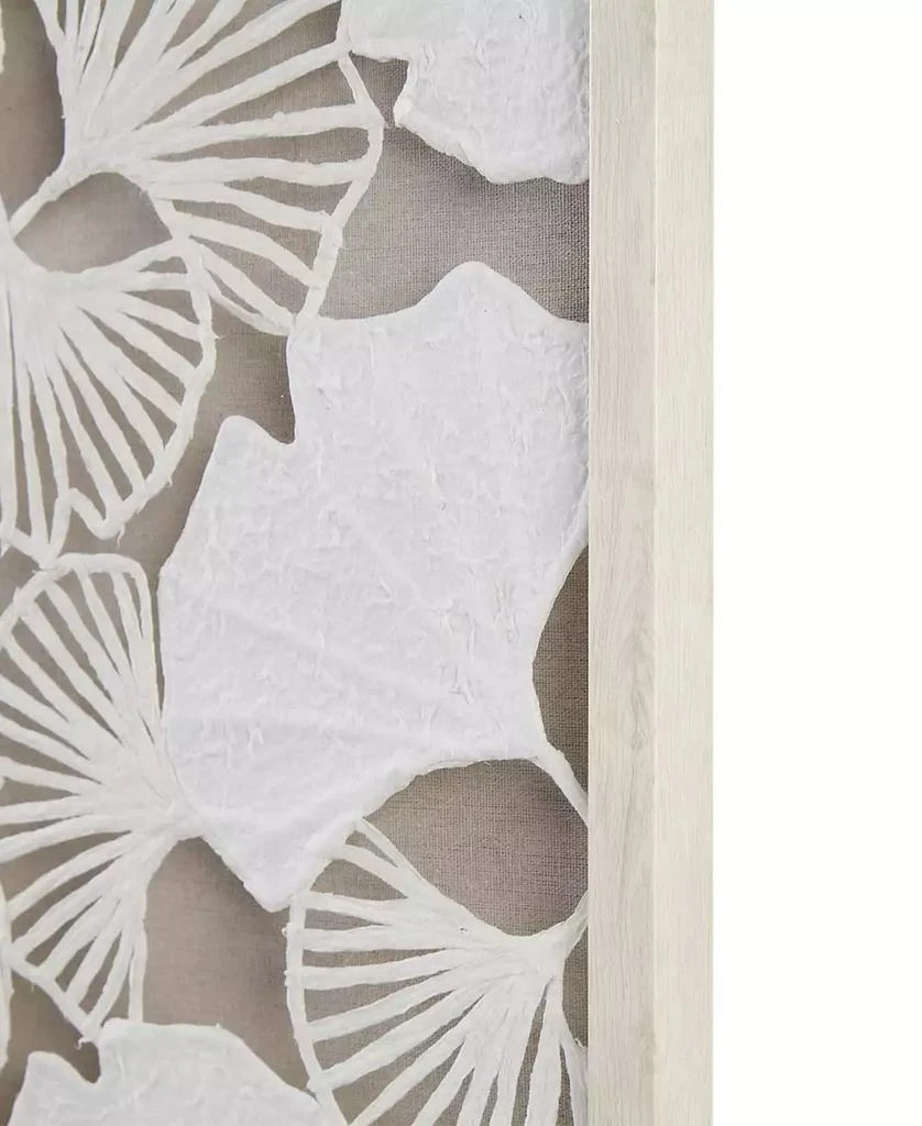 商品Martha Stewart|Lillian Framed Rice Paper Shadow Box Gingko Leaf Wall Decor Art,价格¥485,第5张图片详细描述