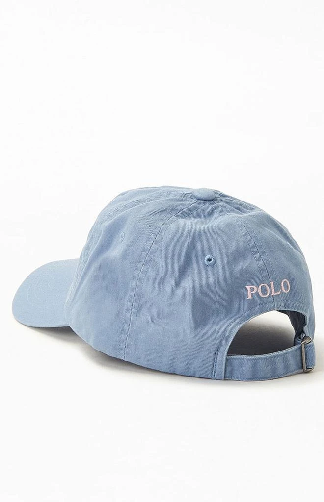 商品Ralph Lauren|Blue Classic Chino Dad Hat,价格¥373,第3张图片详细描述