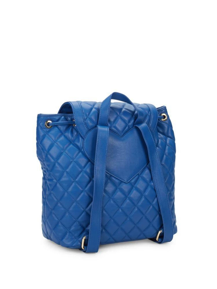 商品Moschino|Quilted Drawstring Backpack,价格¥983,第4张图片详细描述