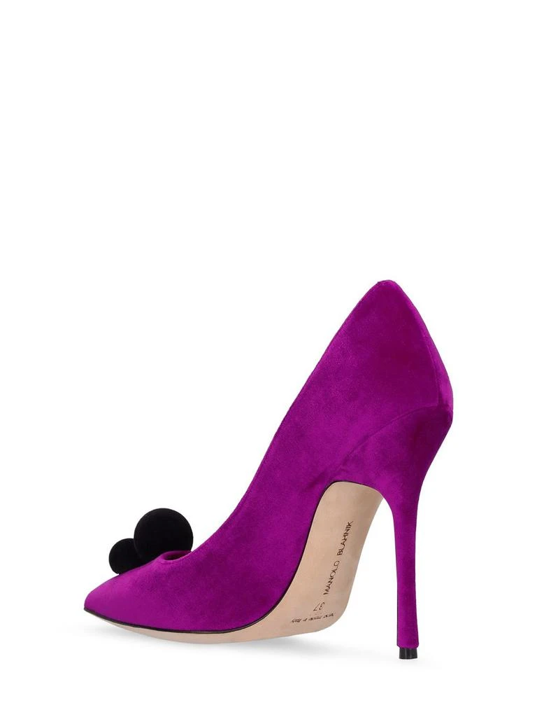 商品Manolo Blahnik|115mm Piera Velvet Pumps,价格¥6637,第3张图片详细描述