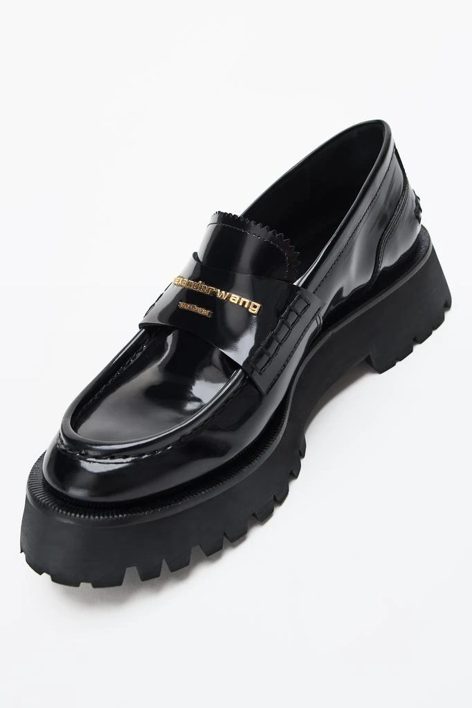 商品Alexander Wang|Carter Mid-heel Lug Loafer In Leather,价格¥4033,第2张图片详细描述