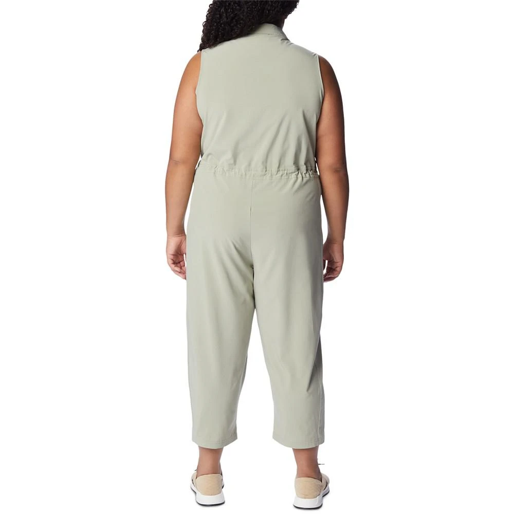 商品Columbia|Plus Size Anytime Flex Button-Front Romper,价格¥325,第2张图片详细描述