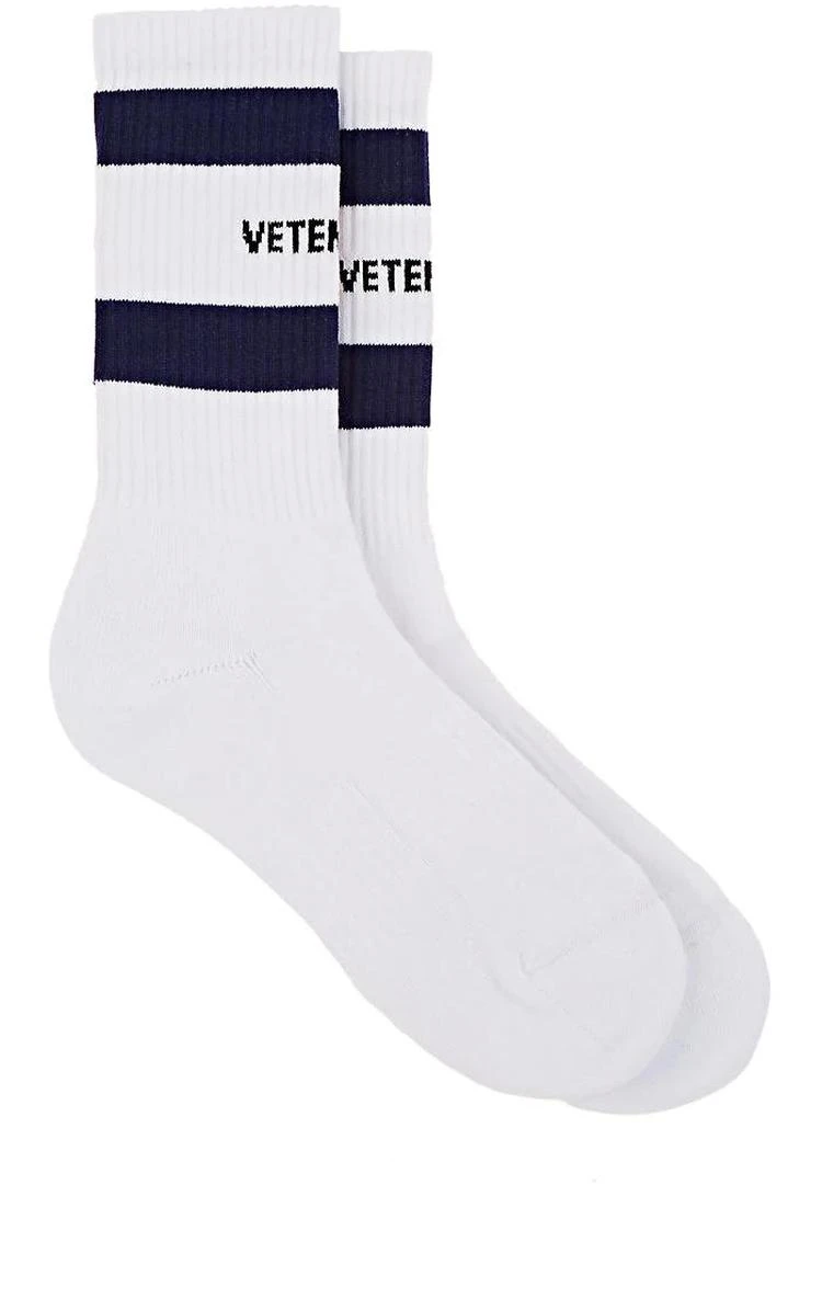 商品Vetements|Colorblocked Cotton-Blend Crew Socks,价格¥822,第1张图片