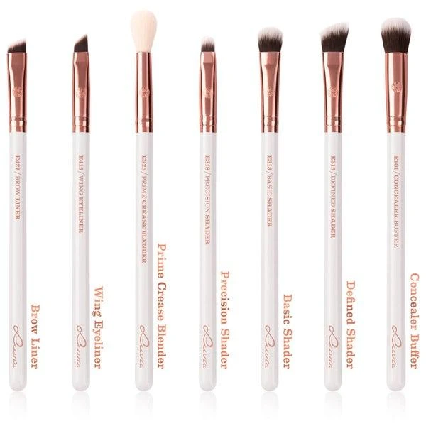 商品Lookfantastic|Luvia Essential Brushes Set - Feather White,价格¥661,第2张图片详细描述