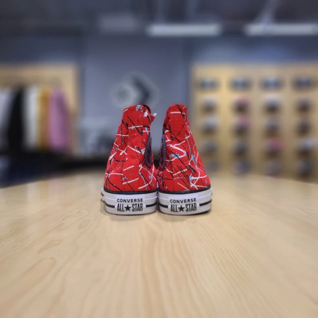 【韩国直邮|包邮包税】匡威[converse] 运动鞋 Chuck Taylor All Star Paintor University 红色 高腰 170806C 商品
