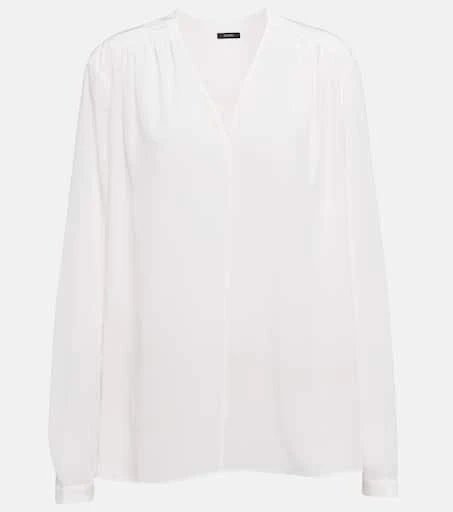 商品Joseph|V-neck silk blouse,价格¥2695,第1张图片