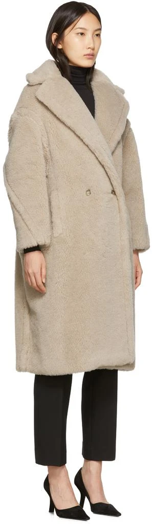 商品Max Mara|Beige Teddy Bear Coat,价格¥14070,第2张图片详细描述