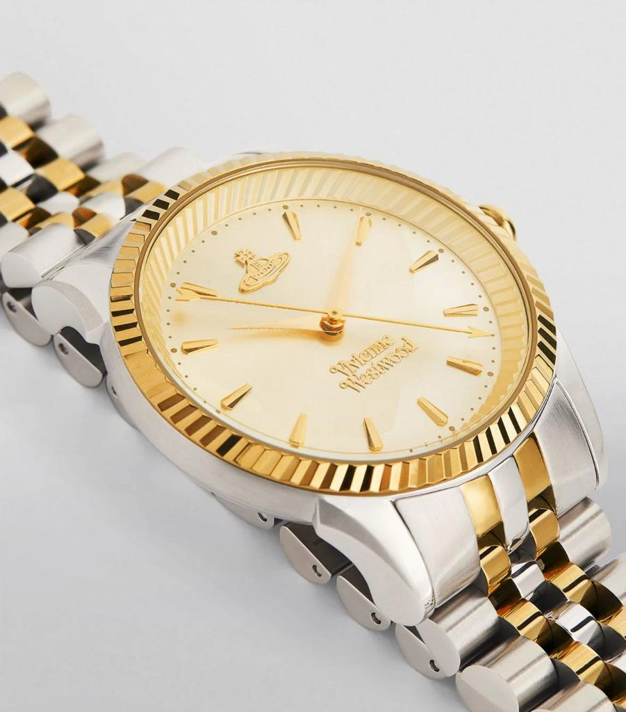 商品Vivienne Westwood|Stainless Steel Seymour Quartz Watch (38mm),价格¥2772,第3张图片详细描述