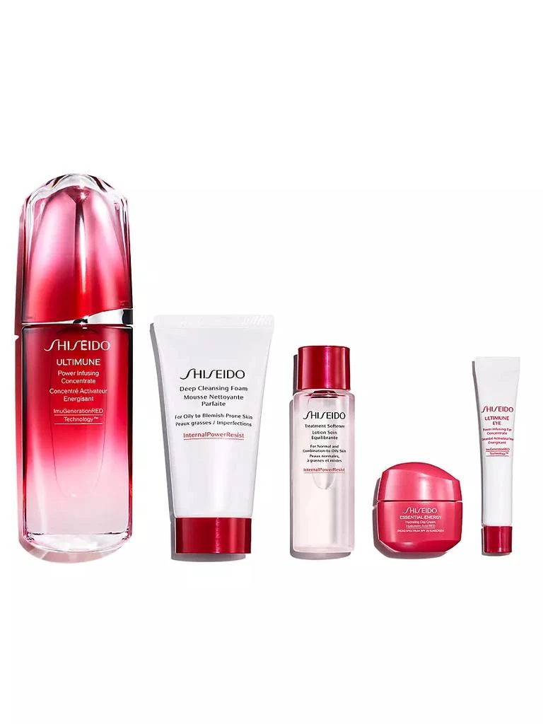 商品Shiseido|Ultimune Radiance & Hydration 5-Piece Skin Care Set,价格¥1027,第2张图片详细描述