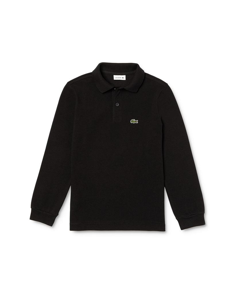 Boys' Classic Piqué Long-Sleeve Polo - Little Kid, Big Kid商品第1张图片规格展示