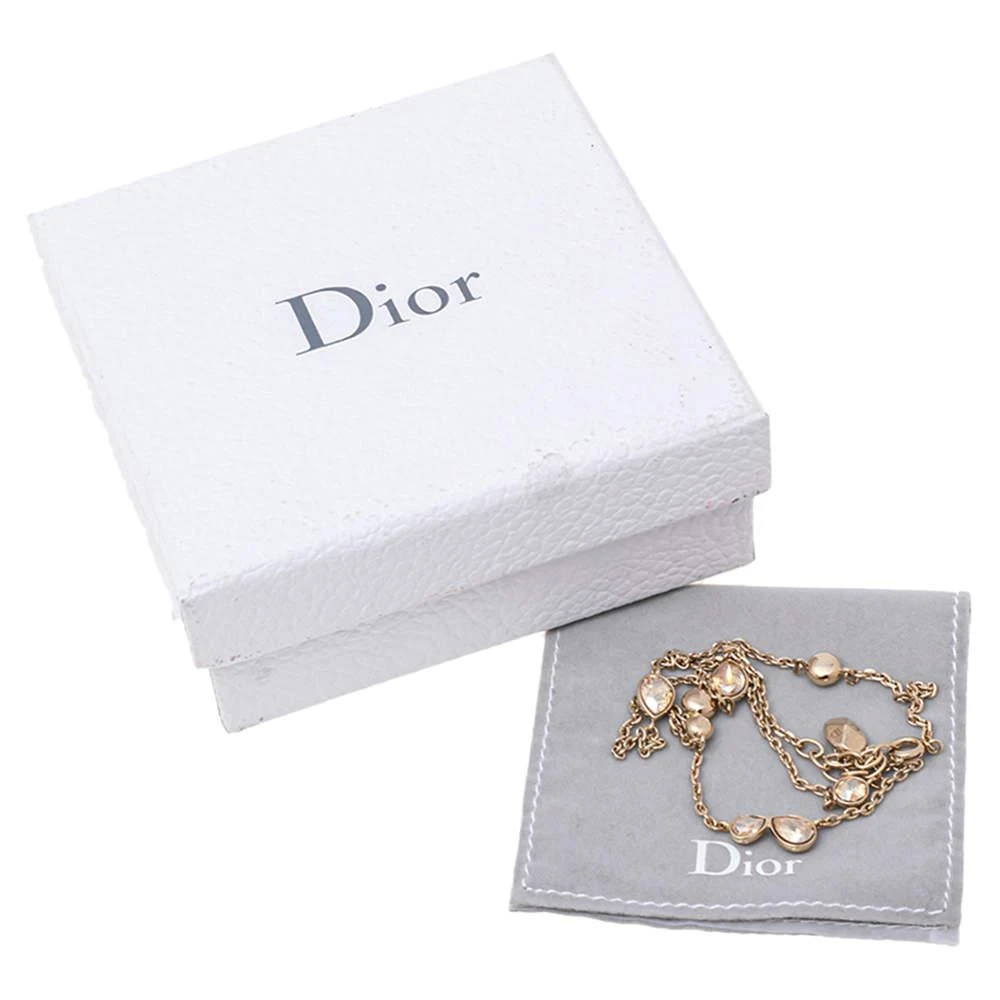 Dior Crystals Gold Tone Metal Necklace 商品