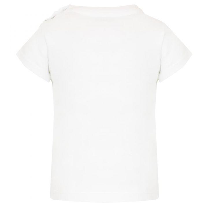 White Signature Logo T Shirt商品第3张图片规格展示