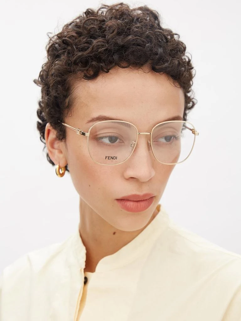 商品Fendi|Baguette metal glasses,价格¥3484,第2张图片详细描述