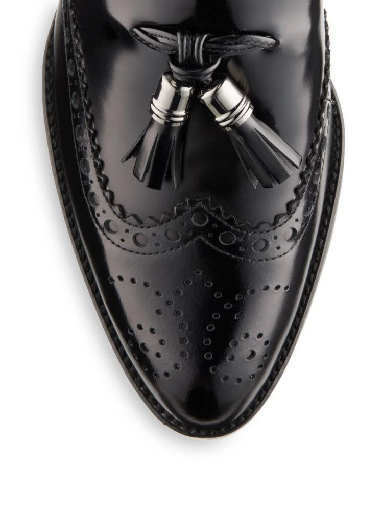 商品Stuart Weitzman|Girlthing Leather Tassel Loafer Pumps,价格¥1144,第3张图片详细描述
