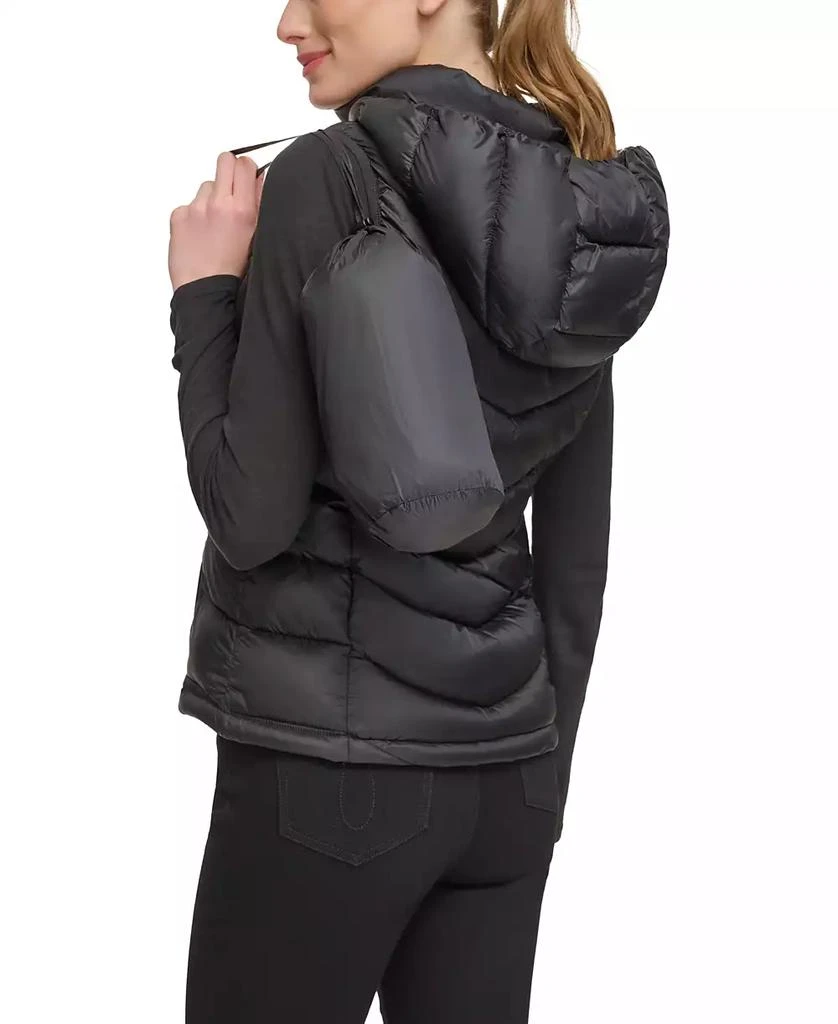 商品Charter Club|Women's Packable Hooded Puffer Vest, Created for Macy's,价格¥190,第5张图片详细描述