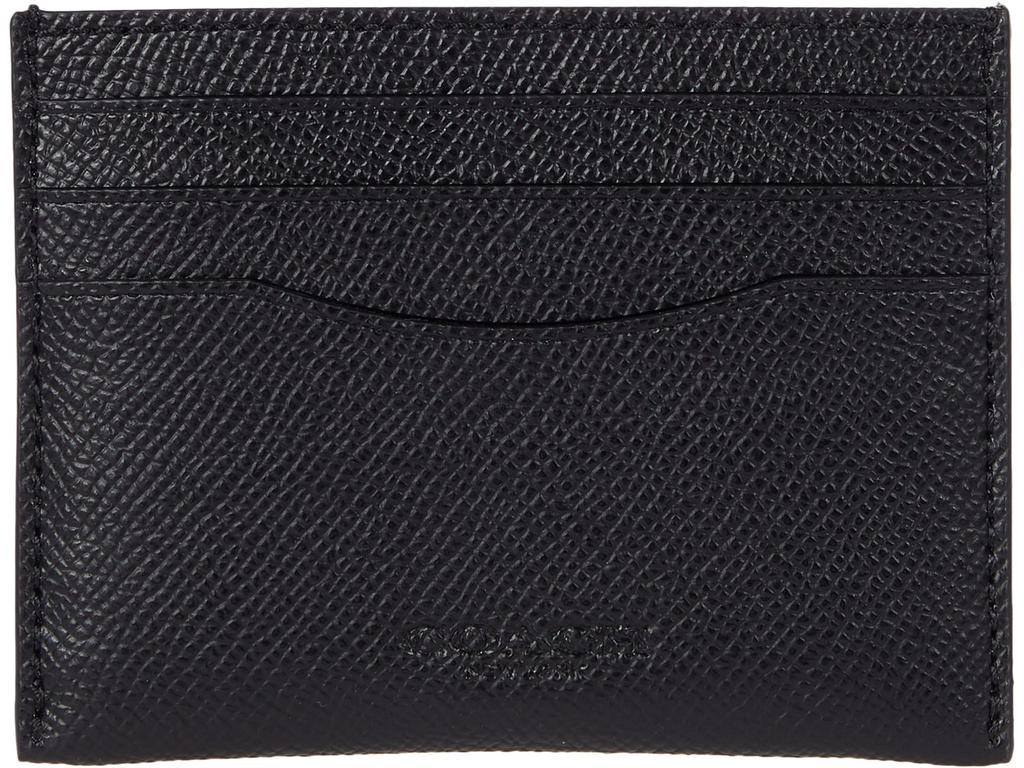 商品Coach|Flat Card Case in Cross Grain,价格¥547,第1张图片