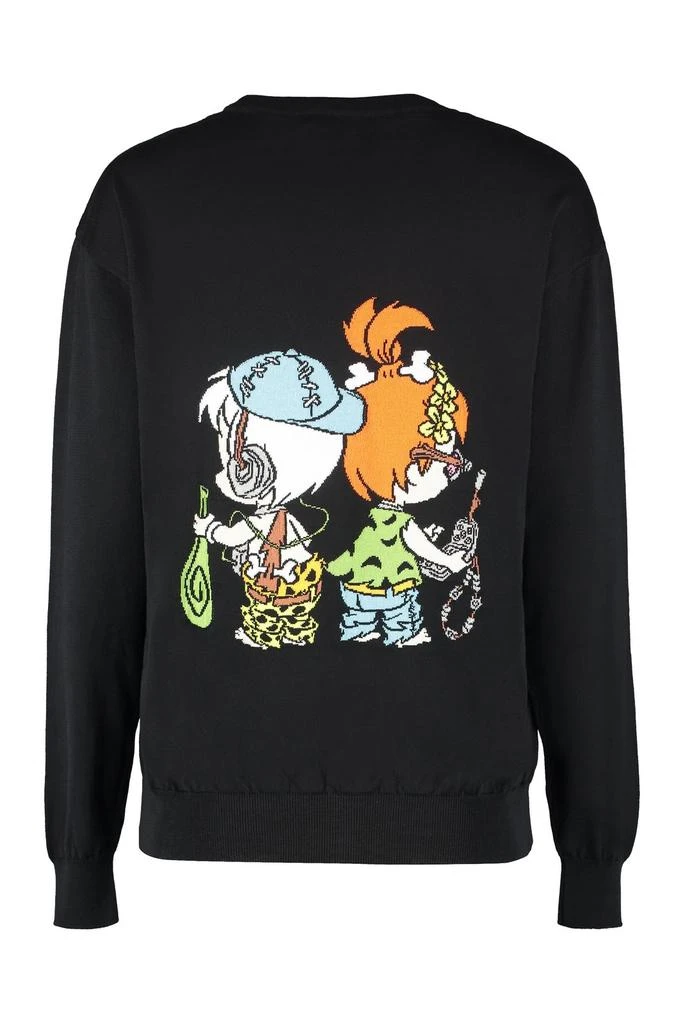 商品Moschino|Moschino X Flintstones Graphic Intarsia Jumper,价格¥2252,第2张图片详细描述