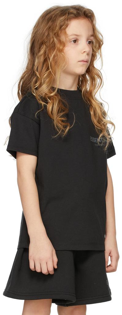 Kids Black Jersey T-Shirt商品第3张图片规格展示