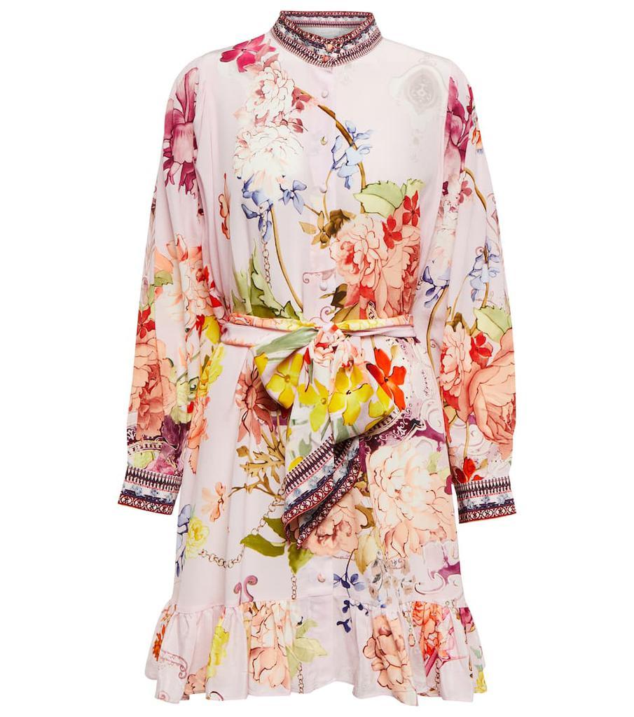 商品Camilla|Floral silk minidress,价格¥6301,第1张图片