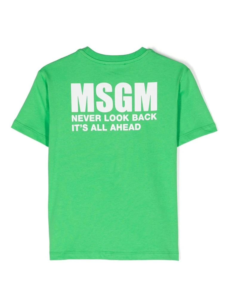 商品MSGM|T-shirt Con Logo,价格¥740,第2张图片详细描述