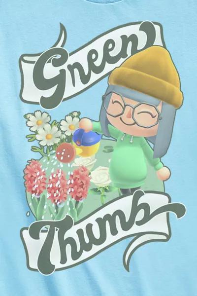 Animal Crossing Green Thumb Tee商品第2张图片规格展示