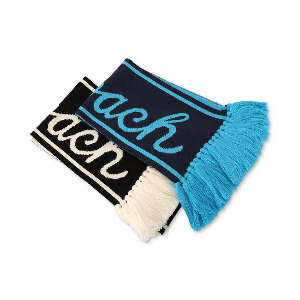 Women's Varsity Logo Knit Fringe-Trim Scarf 商品