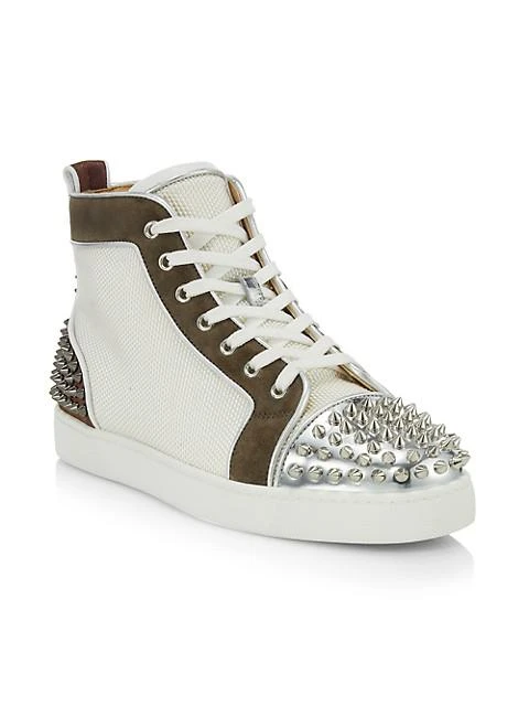 商品Christian Louboutin|Lou Spiked Sneakers,价格¥8944,第2张图片详细描述