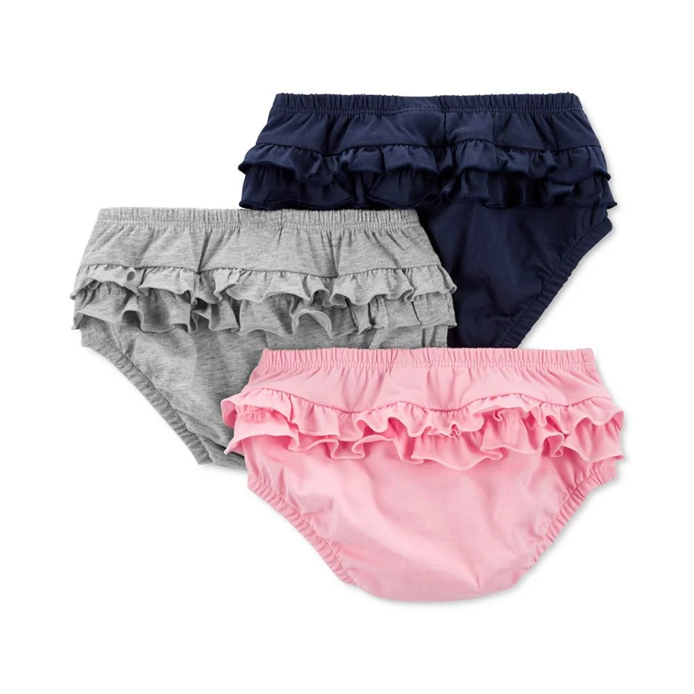 商品Carter's|Baby Girls 3-Pack Ruffle Diaper Cover Set,价格¥97,第1张图片