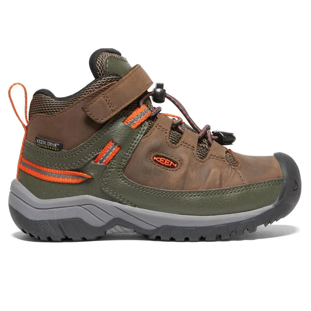 商品Keen|Targhee Mid Waterproof Hiking Boots (Little Kid),价格¥336,第1张图片