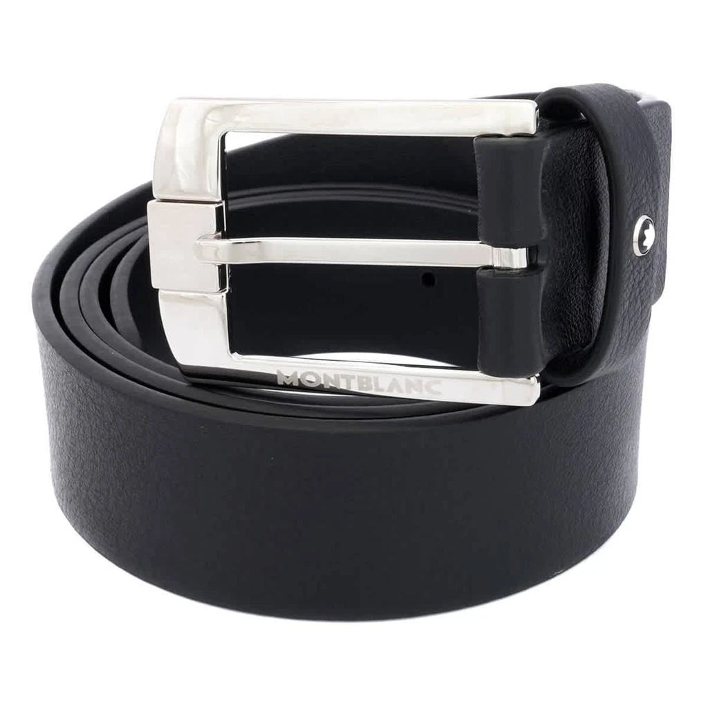 商品MontBlanc|Montblanc Casual Line Black Leather Belt 107676,价格¥1413,第1张图片