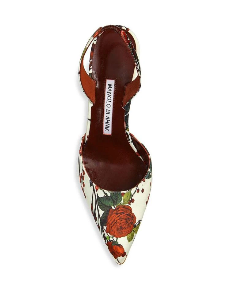 商品Manolo Blahnik|Carolyn 花绘高跟鞋,价格¥2080,第4张图片详细描述