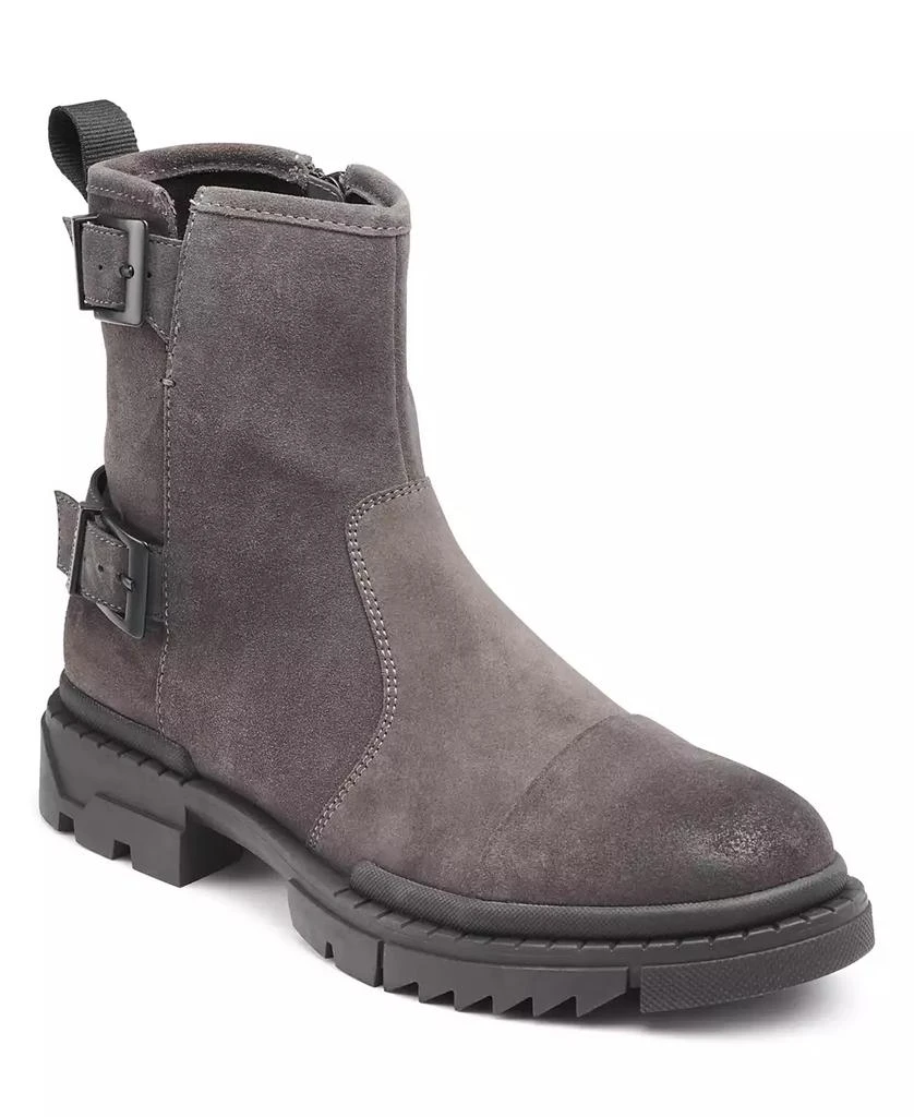 商品Karl Lagerfeld Paris|Karl Lagerfeld Men's Lug Sole Suede Engineer Cap Toe Boot,价格¥1851,第1张图片