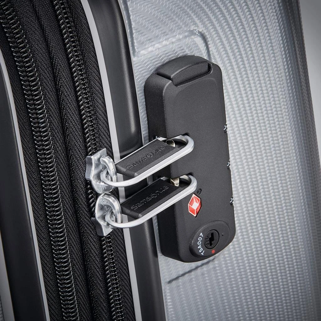 商品Samsonite|Samsonite Winfield 3 DLX Hardside Luggage with Spinners, 2-Piece Set (20/25), Silver,价格¥864,第5张图片详细描述