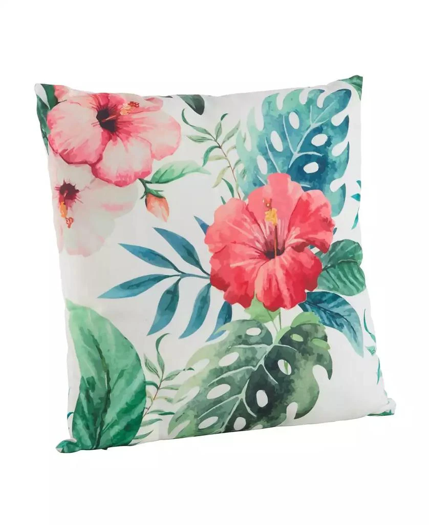 商品Saro Lifestyle|Tropical Floral Printed Decorative Pillow, 18" x 18",价格¥525,第1张图片