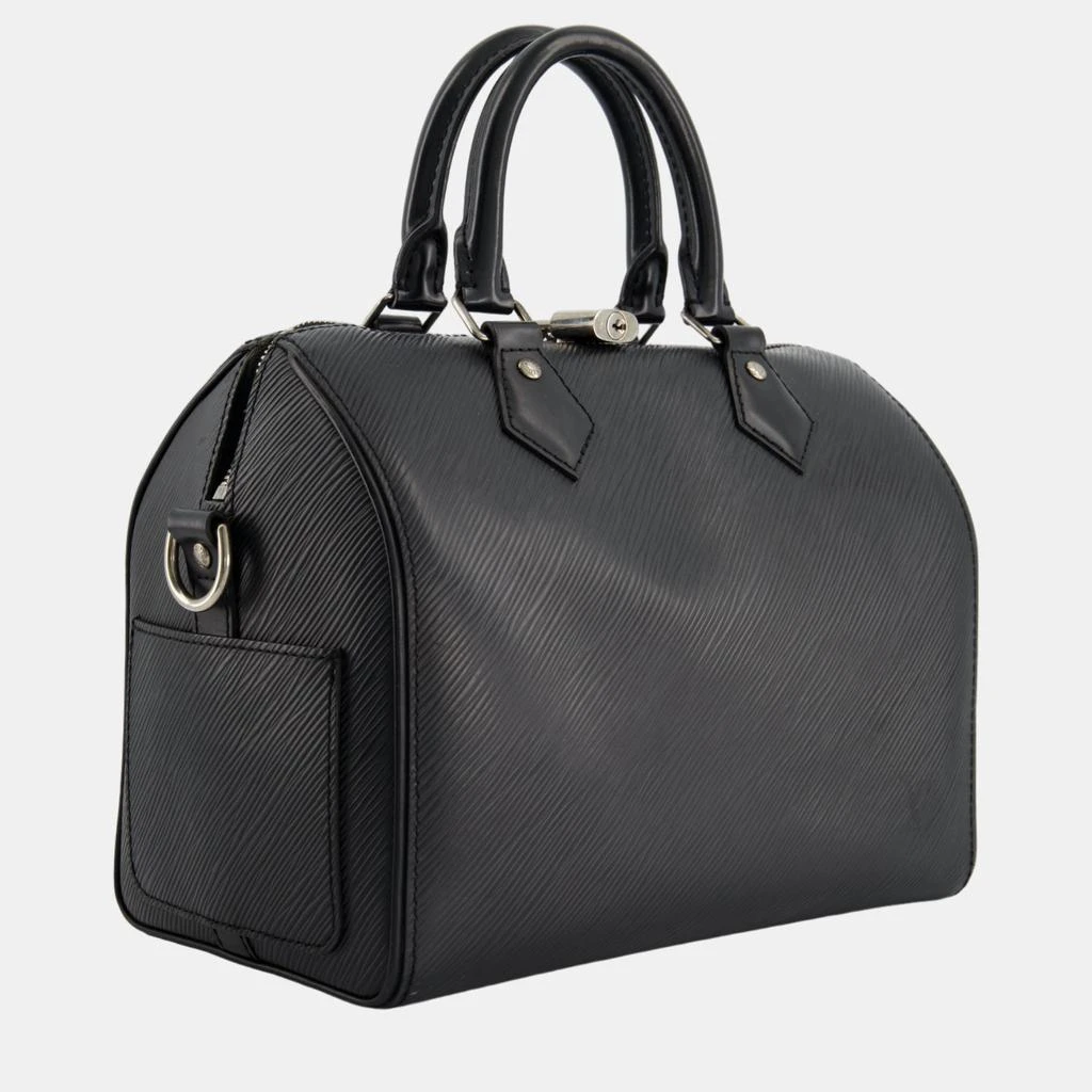 商品[二手商品] Louis Vuitton|Louis Vuitton Black 25 Speedy Bag Bandouliere in Epi Leather and Silver Hardware,价格¥9890,第2张图片详细描述