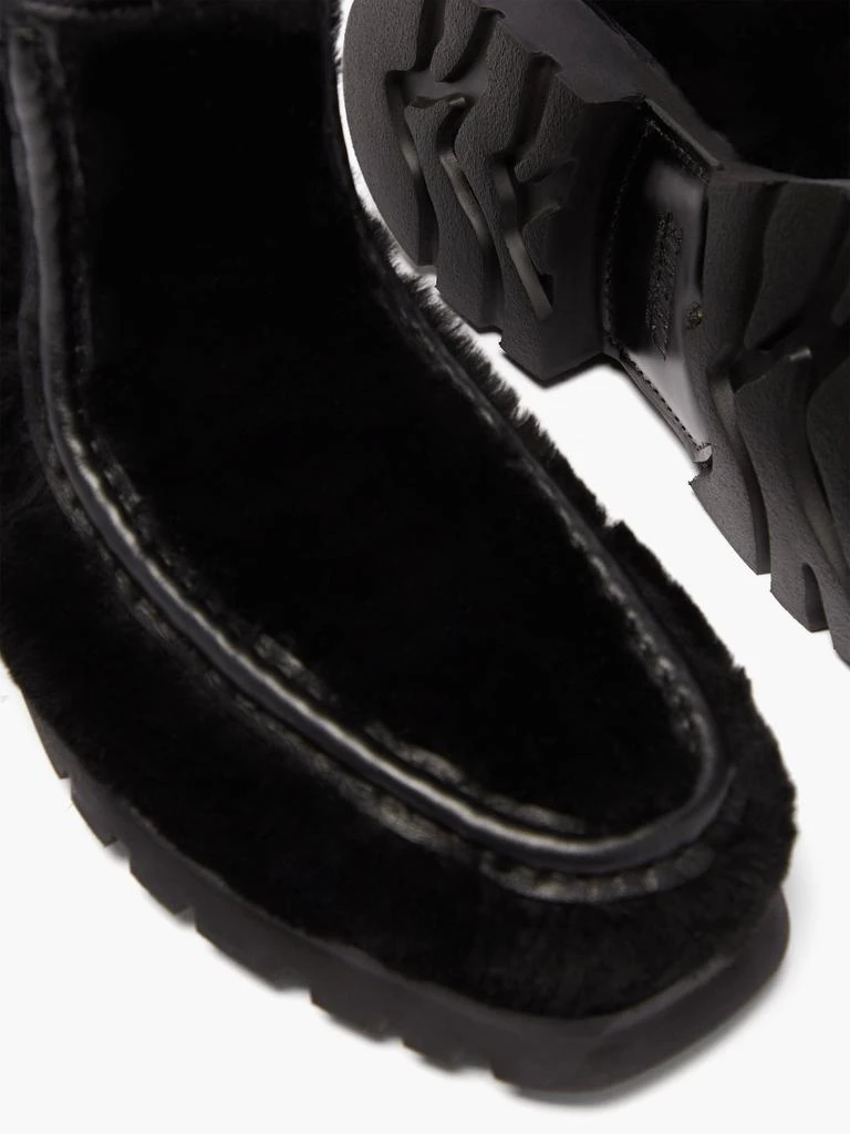 Armenta shearling and leather ankle boots 商品