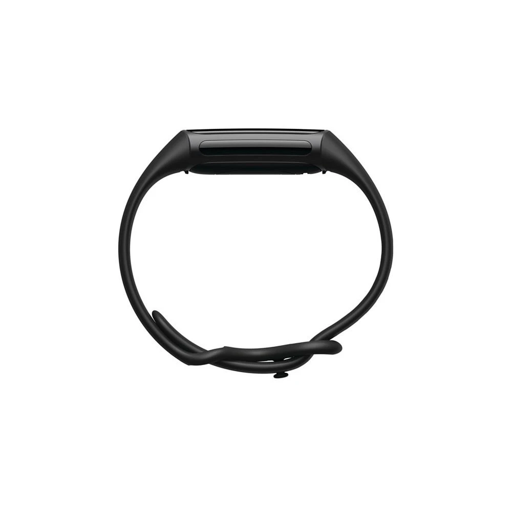 商品Fitbit|Charge 5 Black Silicone Band Fitness and Health Tracker,价格¥1116,第3张图片详细描述